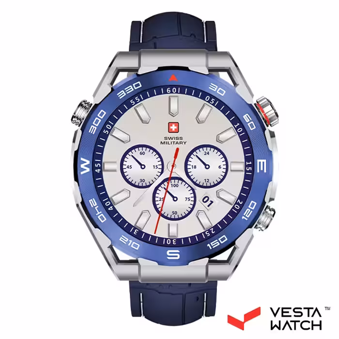 ساعت مچی هوشمند سوئیس میلیتاری SWISS MILITARY مدل DOM3-SLF-BLUSIST