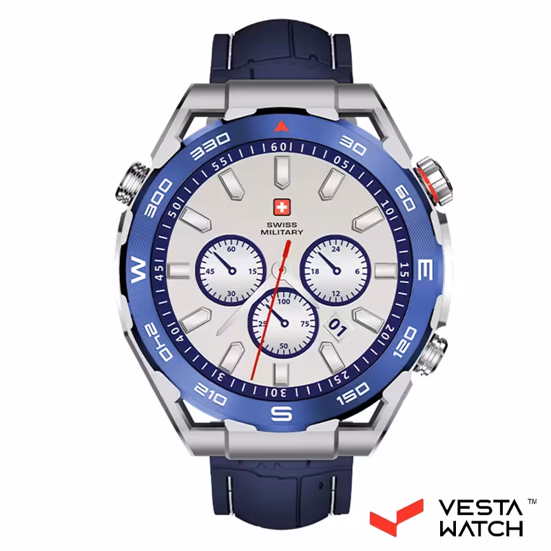 ساعت مچی هوشمند سوئیس میلیتاری SWISS MILITARY مدل DOM3-SLF-BLUSIST