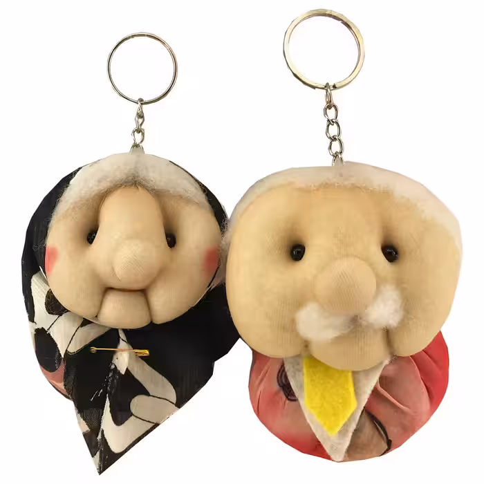 جاکلیدی مدل بابا بزرگ و مامان بزرگ مجموعه دو عددی