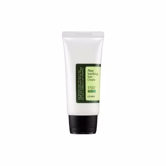 کرم ضد آفتاب آلوئه ورا SPF50 کوزارکس مناسب انواع پوست