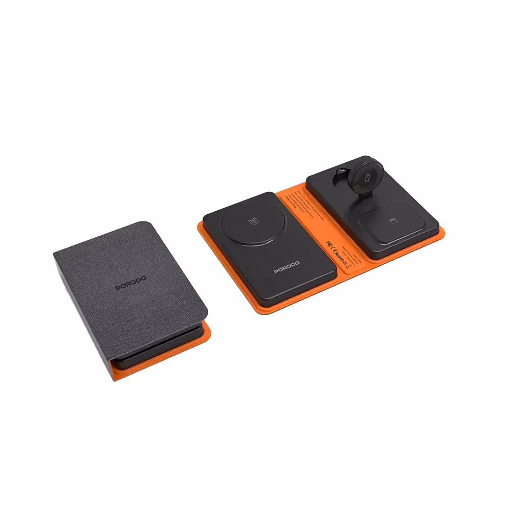 شارژر تاشو 4در1 پرودو Porodo FWCH051 charger gate fold