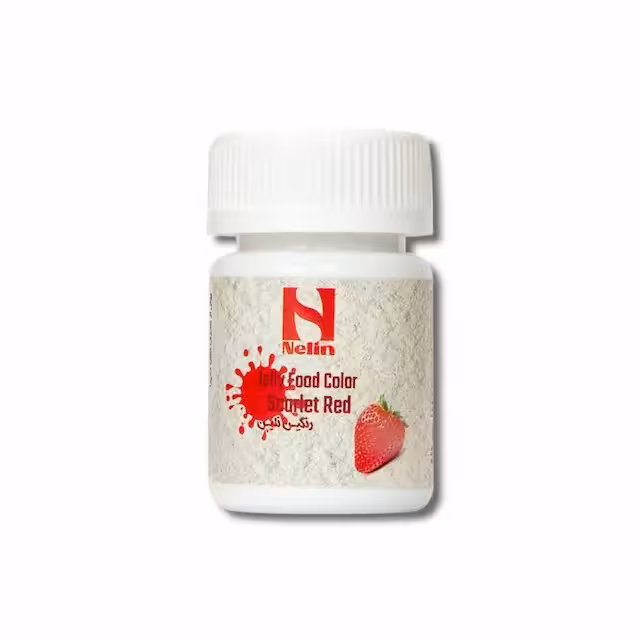 رنگ ژله ای قرمز توت فرنگی نلین