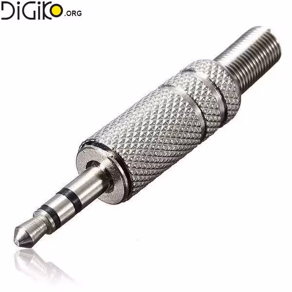 سوکت فیش AUX دو خط فلزی