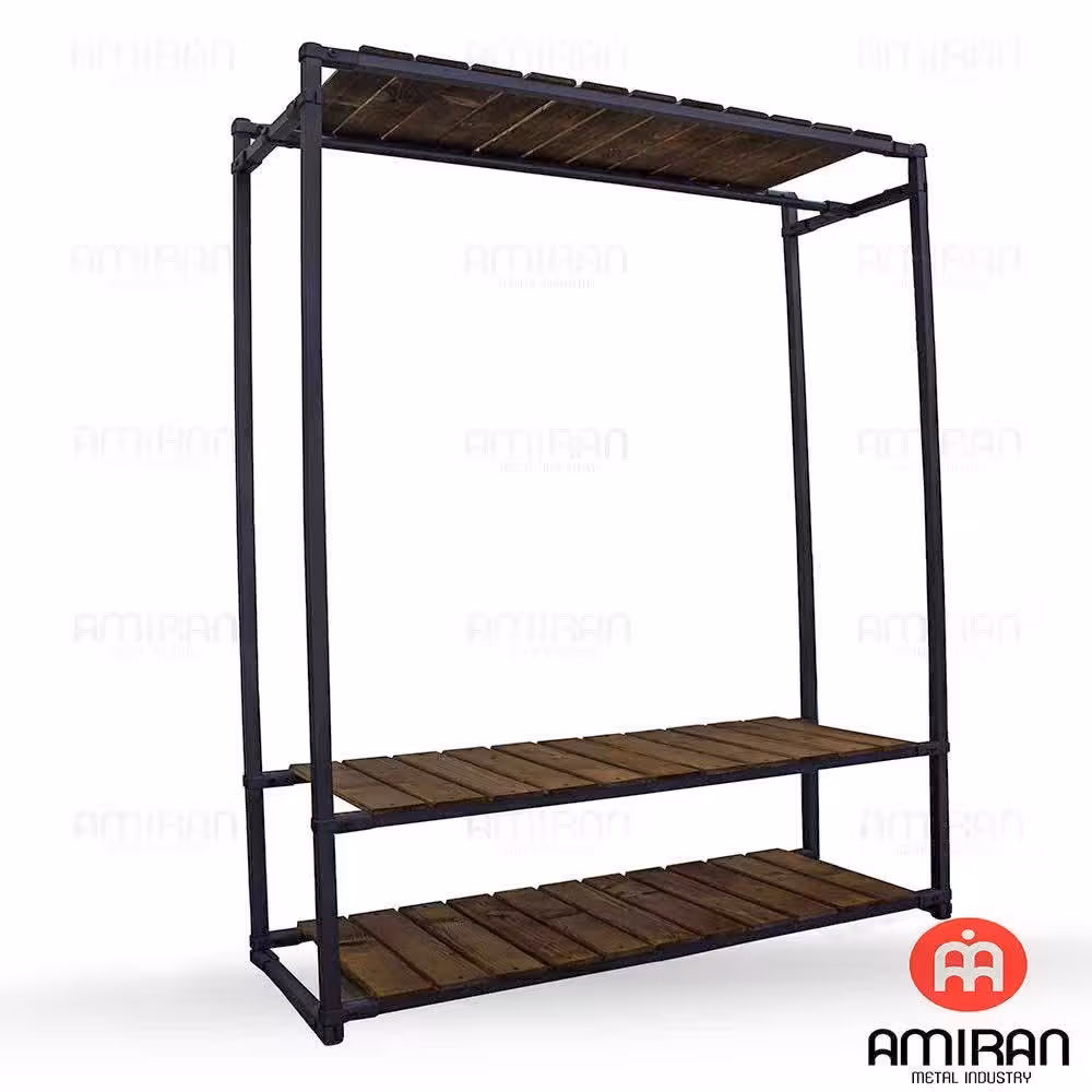 قفسه رگال 3 طبقه چوبی کد 400641
