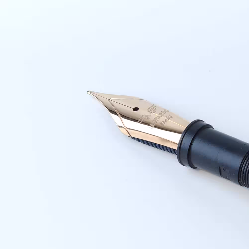 یدک سر قلم یوو بدون شل خودنویس لئوناردو رزگلد LEONARDO Jowo Fountain pen rosegold nib F