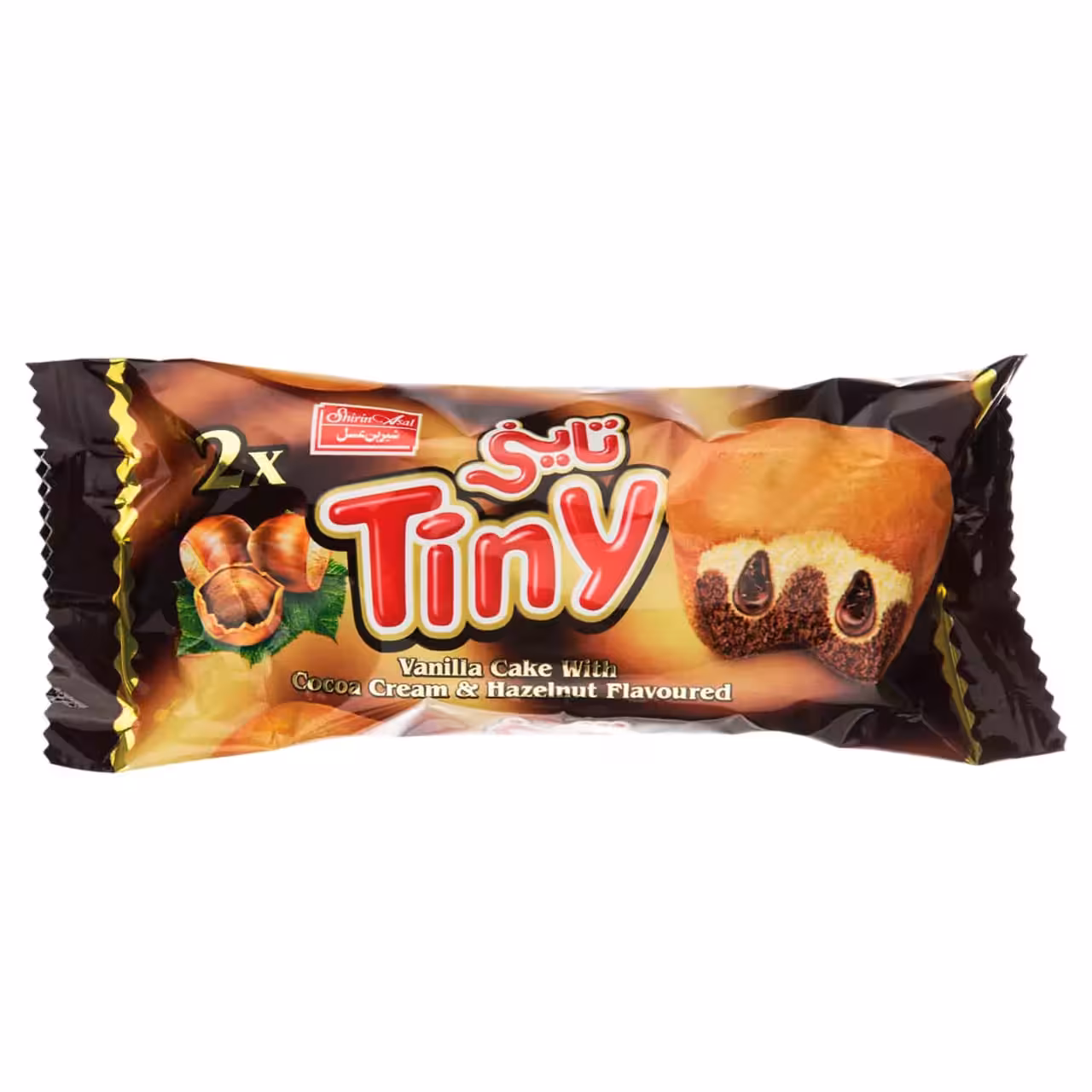 کیک دوقلو تاینی شیرین عسل فندقی – 60 گرم