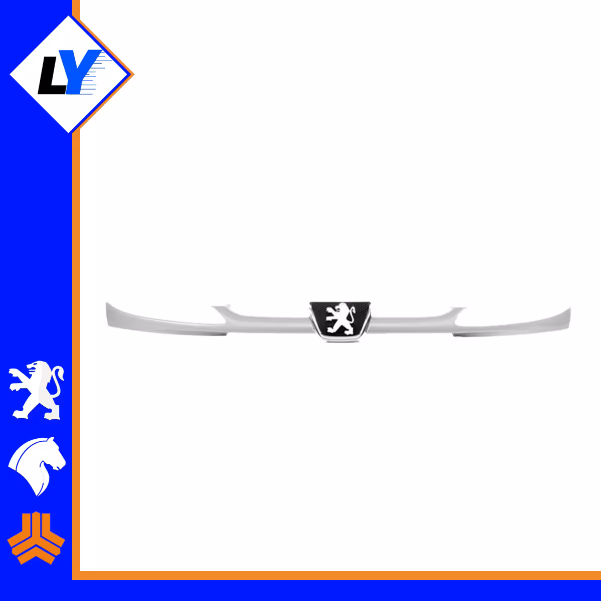 جلوپنجره 206 سفید با ارم