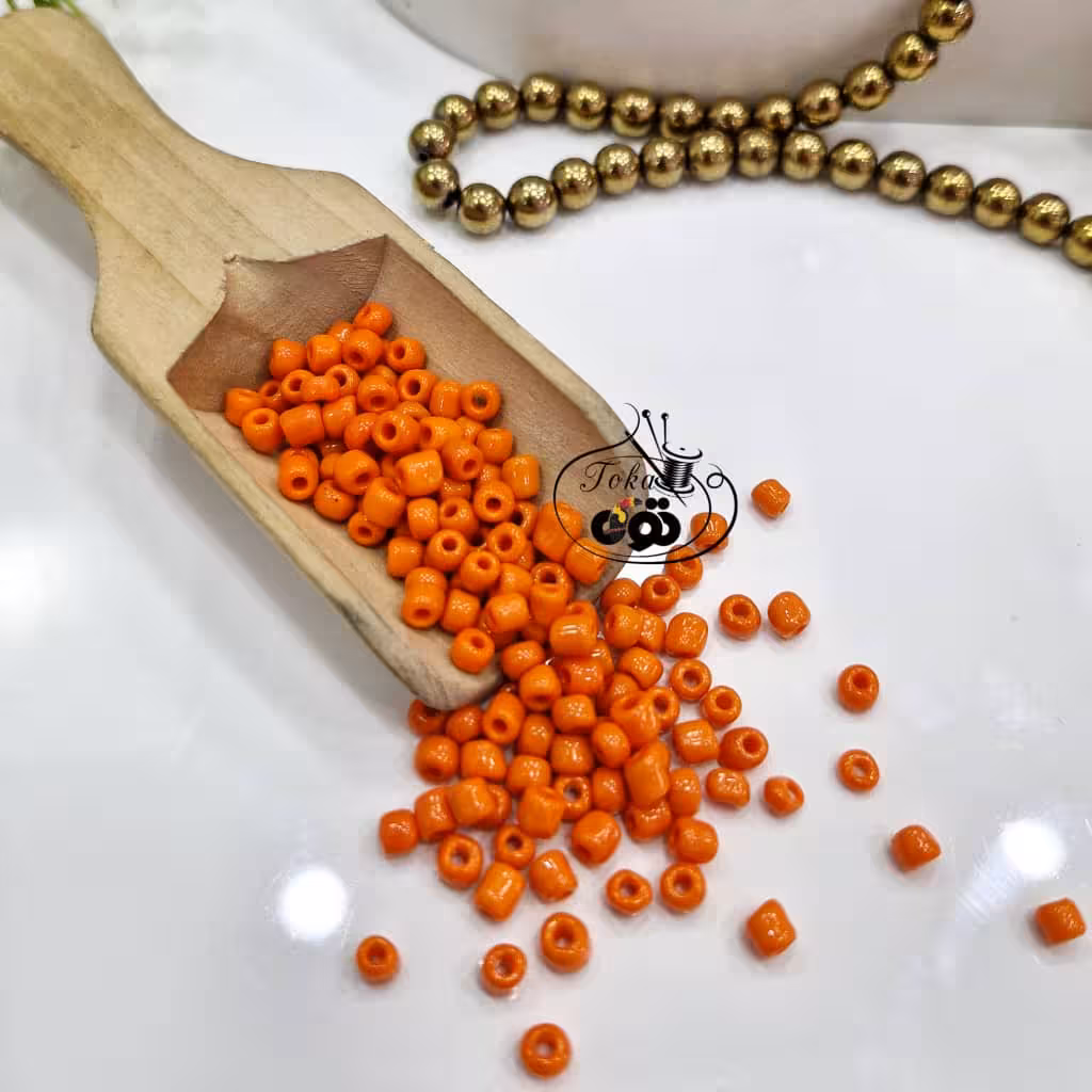 منجوق درشت نارنجی 13