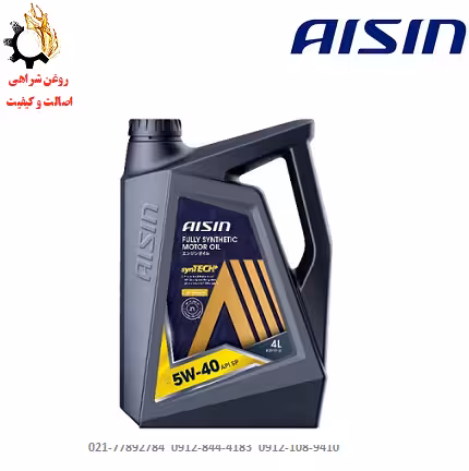 روغن موتور 5W-40 آیسین Aisin Sp حجم 4 لیتر