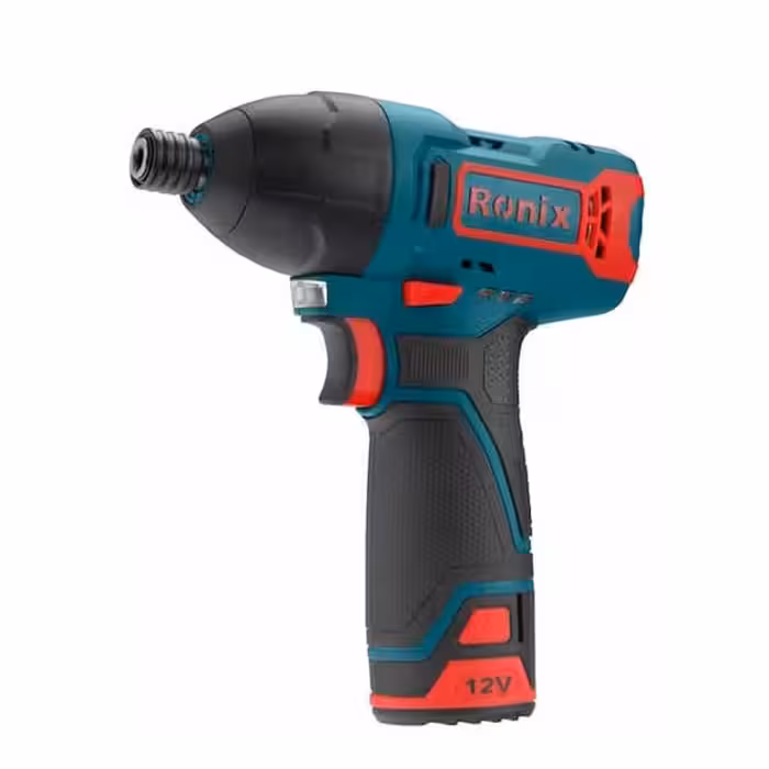 پیچ گوشتی شارژی ضربه‌ای رونیکس براشلس 12 ولت مدل 8104K