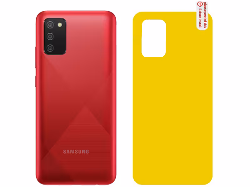 برچسب نانو پشت گوشی مناسب برای گوشی موبایل سامسونگ A02s