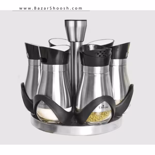 جاادویه پایه‌دار استیل یونیک مدل UN-1441