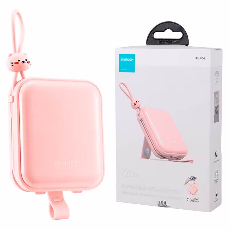 پاور بانک جوی روم مدل JR-L008 با ظرفیت 10000 میلی آمپر ساعت