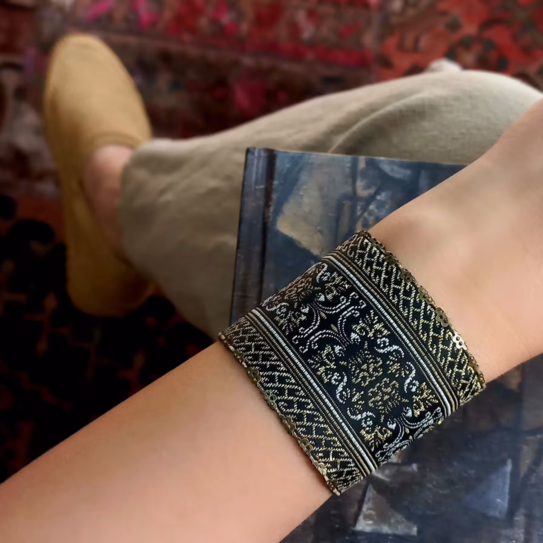 دستبند پارچه ای از مجموعه : لمه