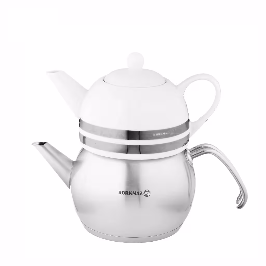 کتری و قوری کرکماز مدل Tombik   قوری چینی