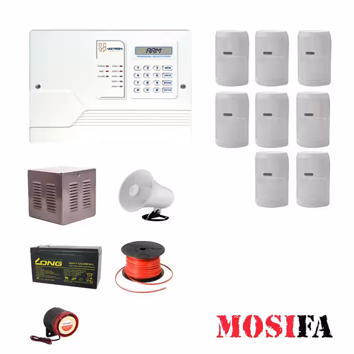 پکیج دزدگیر اماکن ویزیترون مدل VT8