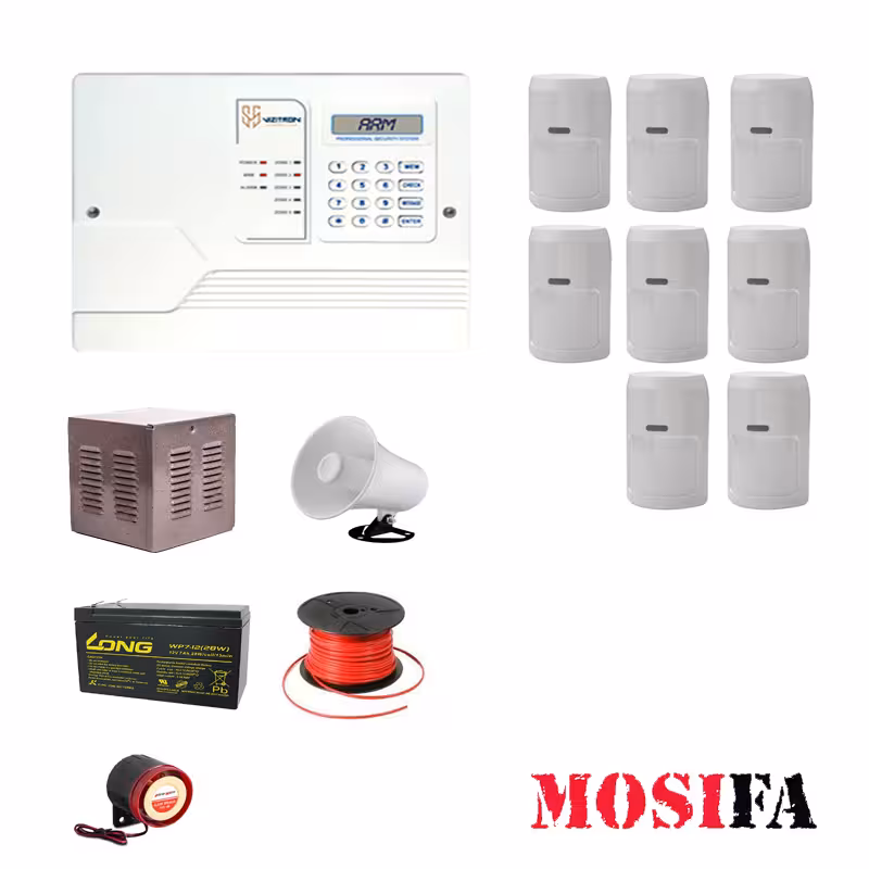 پکیج دزدگیر اماکن ویزیترون مدل VT8