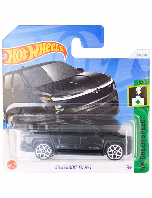 ماشین دکوری مدل Silverado EV RST Black برند Hot Wheels