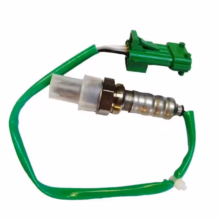 سنسور اكسيژن بالا پژو 206 TU3 كانكتور سبز سيم سبز (طرح زيمنس NTK)