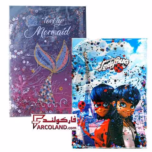 دفتر آکواریومی خط دار فانتزی سویل کد 10086