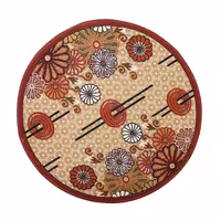 گلیم ماشینی دنیای فرش مدل گلسان