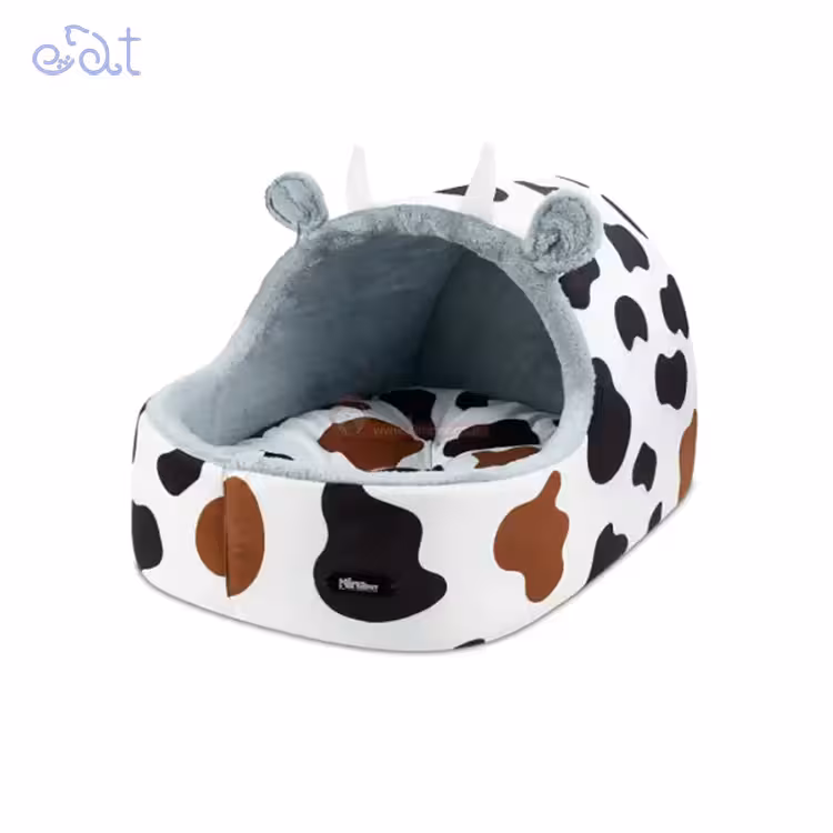 لانه بیفو VIP گربه و توله سگ نیناپت مدل گاوی سایز 2 (1 تا 9 کیلوگرم)