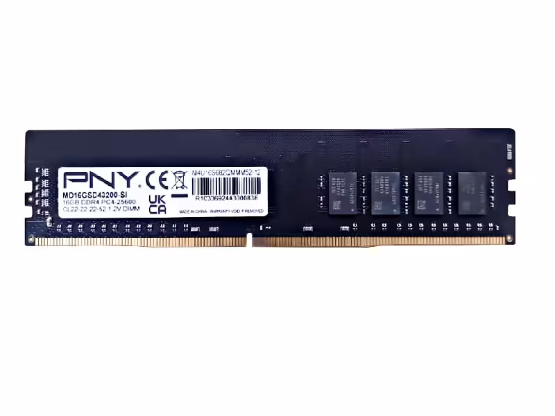 رم کامپیوتر پی ان وای DDR4-3200 CL22 ظرفیت 8 گیگابایت