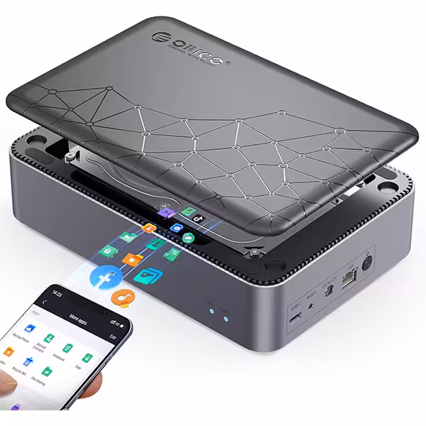 باکس هارد ذخیره ساز تحت شبکه اوریکو مدل ORICO CD3510-UK-BK-BP