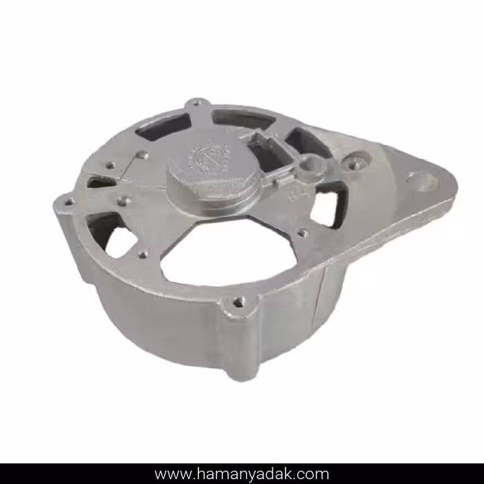 درپوش عقب دینام پیکان و نیسان بنزی 65 آمپر برند آلومینیوم فاز