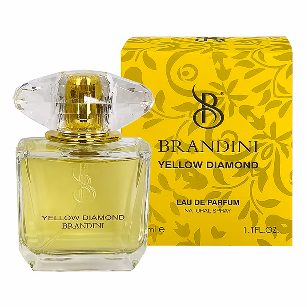 عطر ادکلن زنانه برندینی ورساچه یلو دیاموند Brandini Versace Yellow Diamond حجم 33 میل