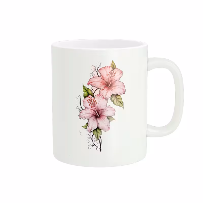 ماگ پاد آفرین طرح گل کد572