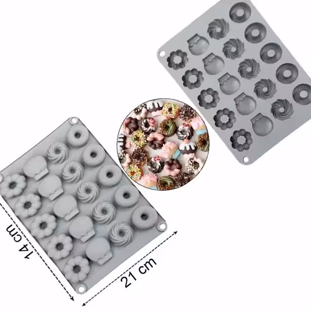 قالب سیلیکون شکلاتی میکس