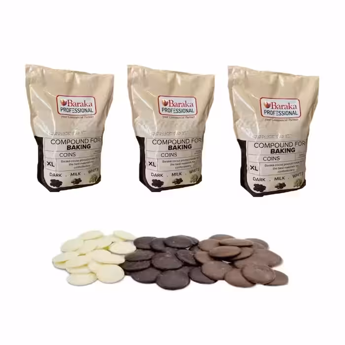 شکلات سکه ای شیری 2.5 کیلویی باراکا