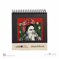 دفترطراحی60برگ کاغذ60گرم سایز14*15 ایمان کد0303