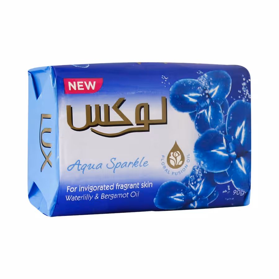 صابون لوکس مدل Aqua Sparkle با رایحه نیلوفر آبی و ترنج