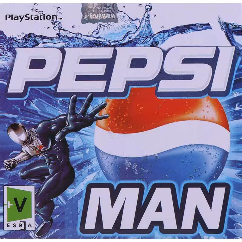 بازی Pepsi Man لوح زرین مناسب برای PS1