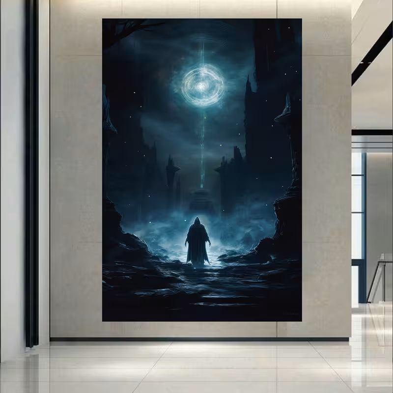 تابلو شاسی طرح گیم مدل ماوراء کد PD1566 | دنیای قاب