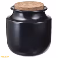 ظرف سرامیکی مشکی مدل KRÖSAMOS | برند ایکیا | ارسال 30روز کاری