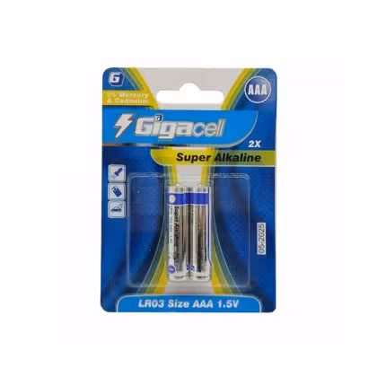 باتری نیم قلمی آلکالاین گیکاسل Gigacell LR03