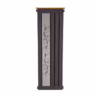 رادیاتور هاتیپس مدل ایستاده رویا 50*140 مشکی