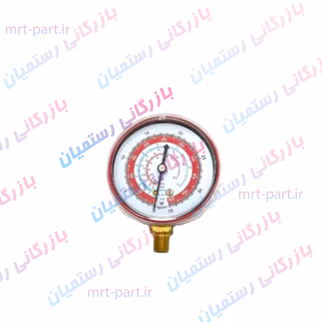 ساعت قرمز گیج شارژ گاز کولر مدل R12-R404-R134a-R22