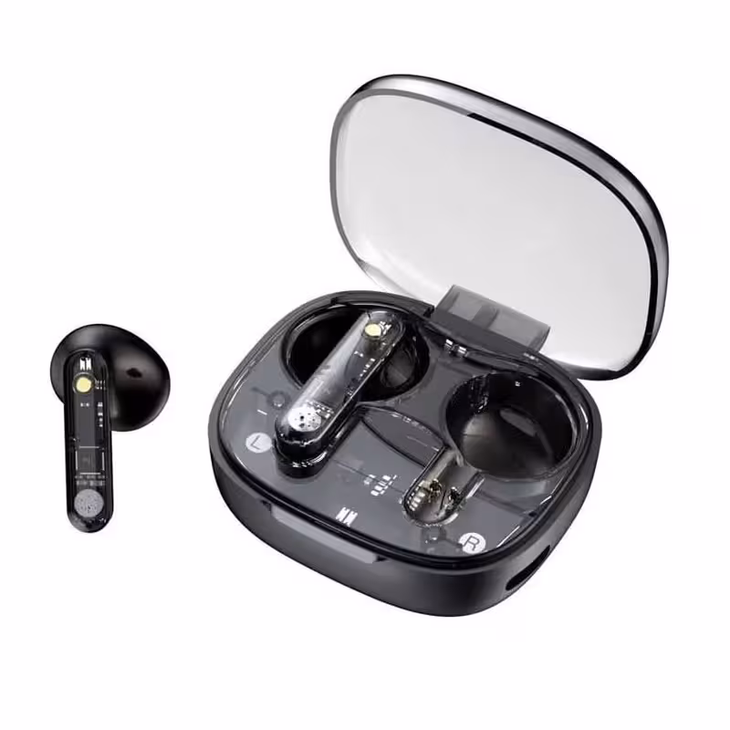 هدفون بلوتوثی گرین لاین مدل TZA LOVER TRANSPARENT PRO ELEMNT