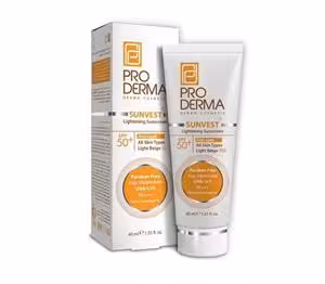 ضدآفتاب وروشن کننده لک SPF50 پرودرما بژطبیعی