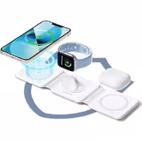 شارژر وایرلس رومیزی قابل حمل VEGER 3 in 1