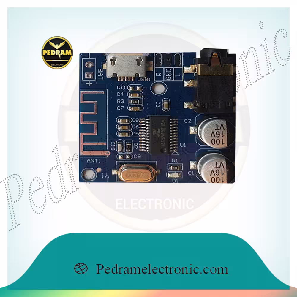 ماژول گیرنده بلوتوث صوتی Mini برد آبی