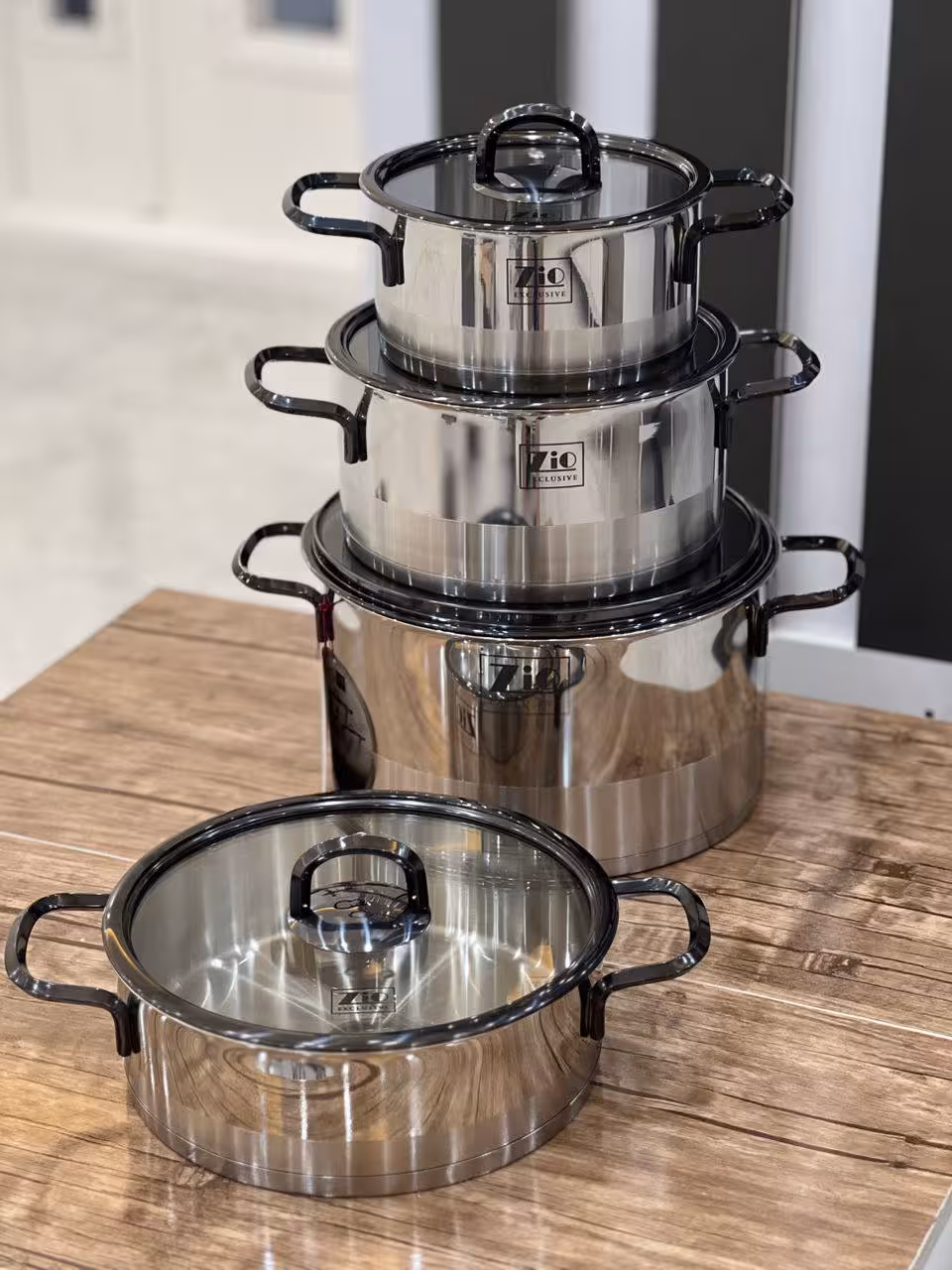 سرویس قابلمه جدید درب شیشه‌ای زیو ترکیه مدل ZCS_1378