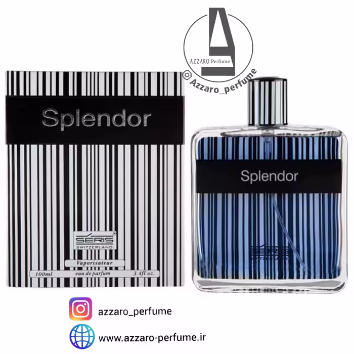ادکلن اسپلندر سریس مدل Splendor Black حجم 100 میل