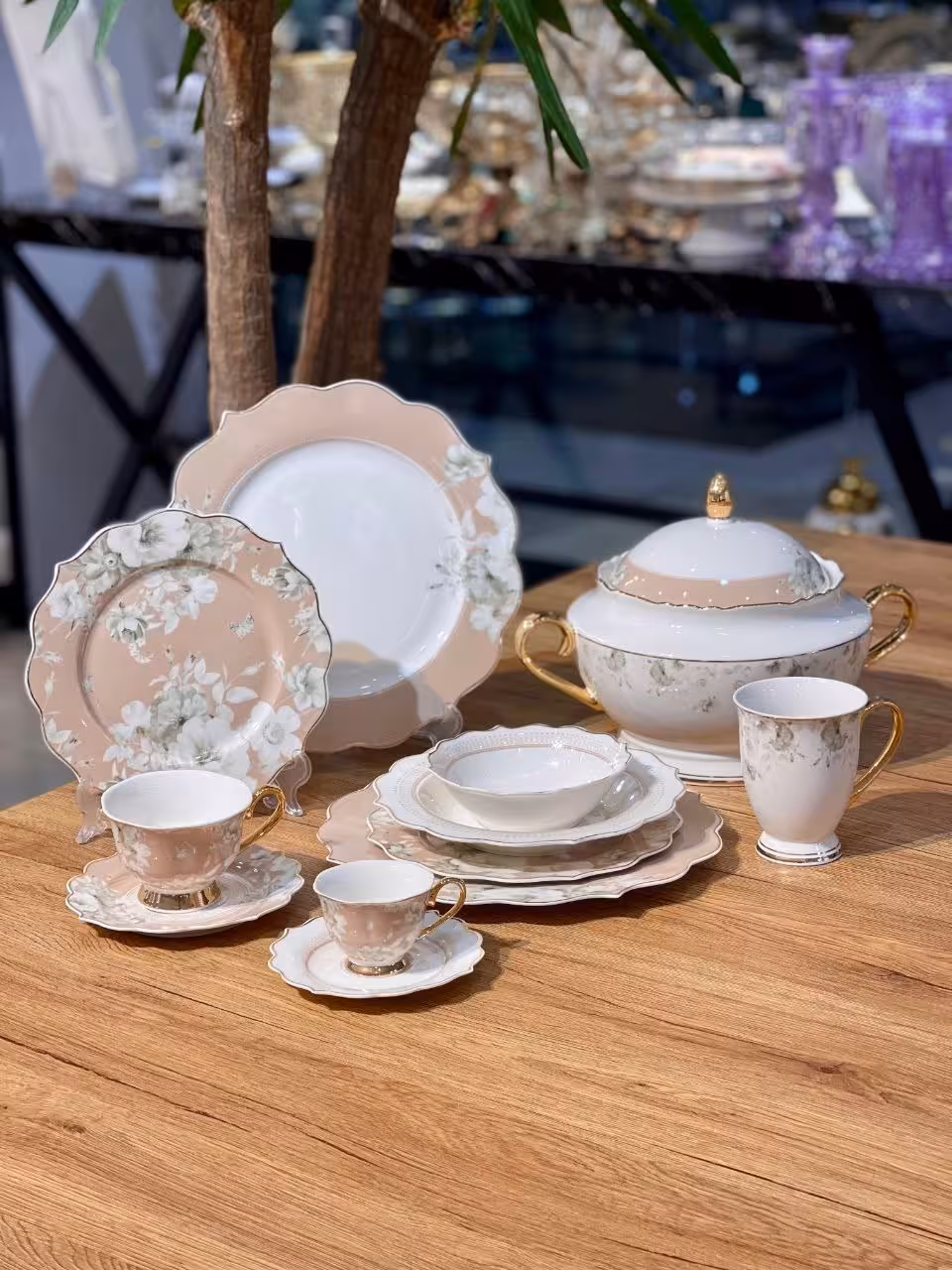 ست سرویس غذاخوری 24 پارچه ترک پینک مور KITART