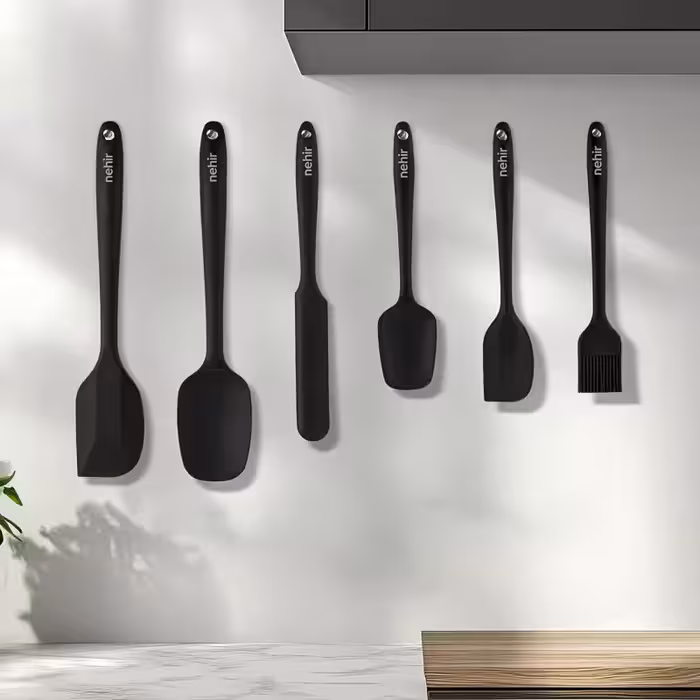 ست 6 پارچه سیلیکونی Nehir (نحیر) مدل Lenora – ترکیبی از کارایی و زیبایی برای آشپزخانه‌های مدرن