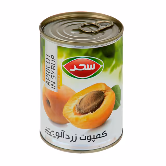 کمپوت زرد آلو سحر 430 گرمی